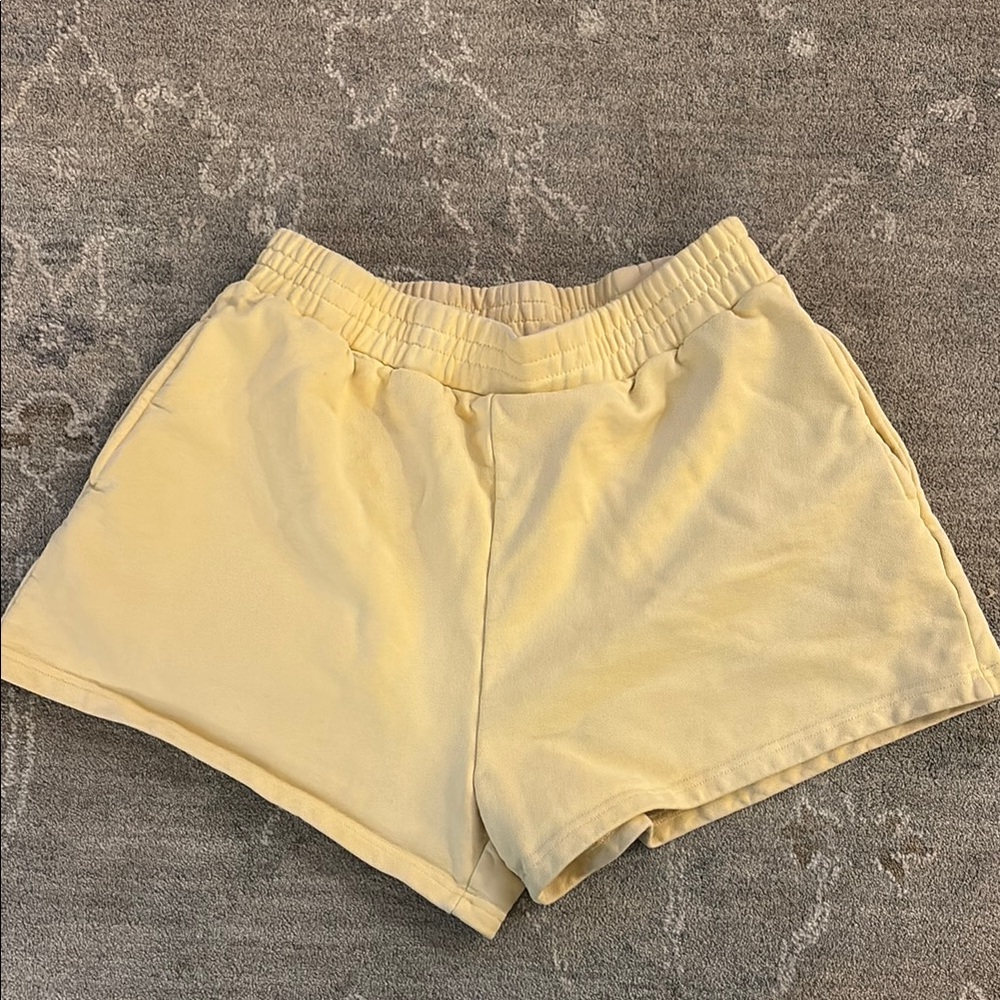 PARKE Yellow Sweat Shorts L/XL
